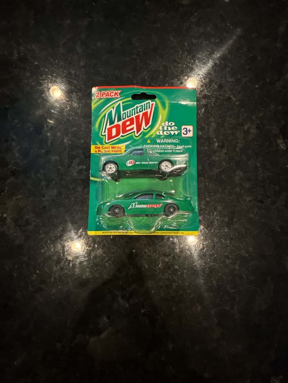 Golden Wheel Mountain Dew 2-Pack Die-Cast Truck and Car Set
